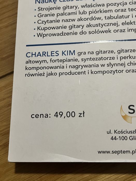 NOWY Podręcznik do nauki gry na gitarze