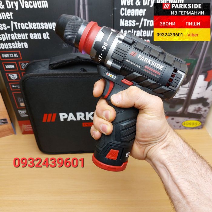 Аккум. шуруповерт со съемным патроном из ГЕРМАНИИ Parkside PBSPA 12 C3