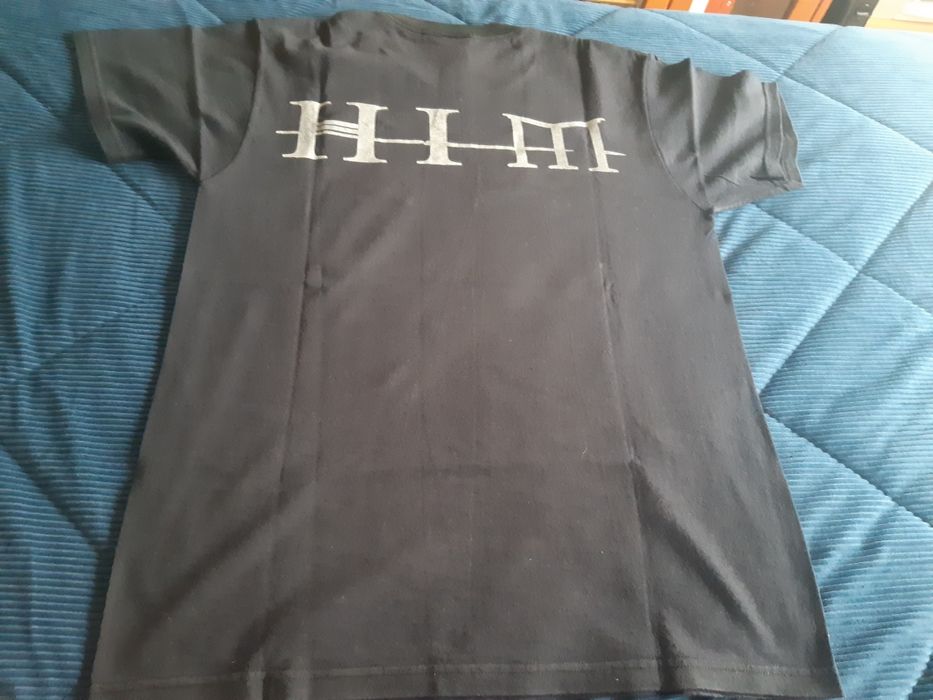 Tshirt dos  H.I.M.
Tamanho M.
Merch oficial.
Usado 2 vezes, estando e