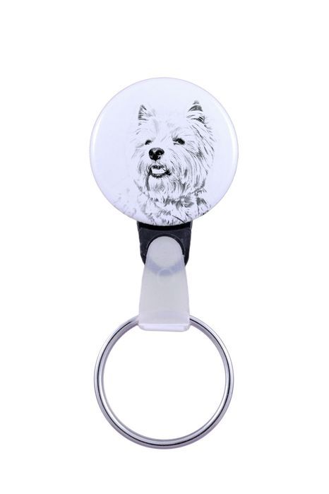 West Highland White Terrier brelok z psem mały Art-Dog