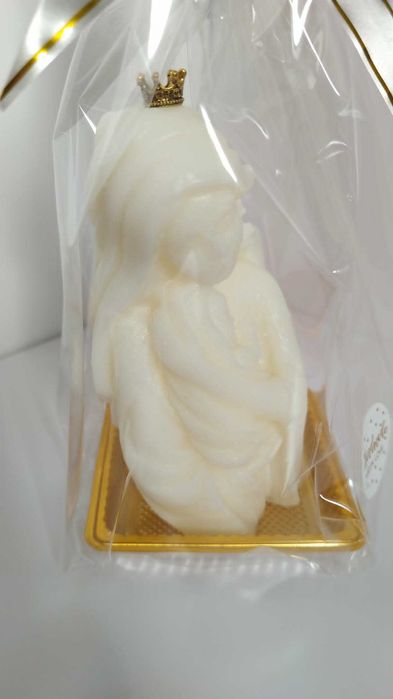 Vela Artesanal Aromática - Mãe com Bebé ao Colo.