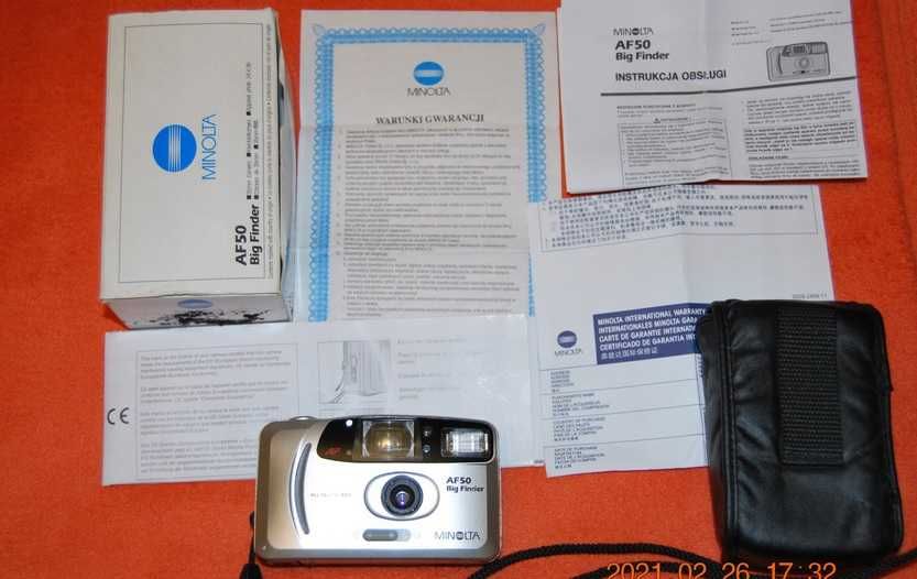 Aparat Minolta AF 50 Big Finder