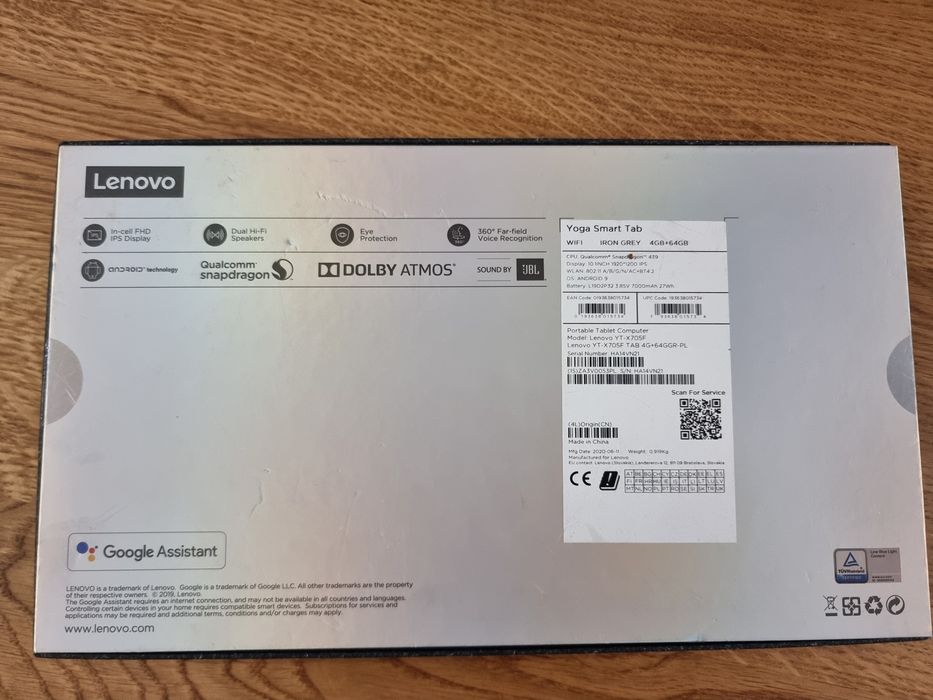 Lenovo Yoga Smart Tab 10" – 4 GB RAM / 64 GB – Snapdragon 439