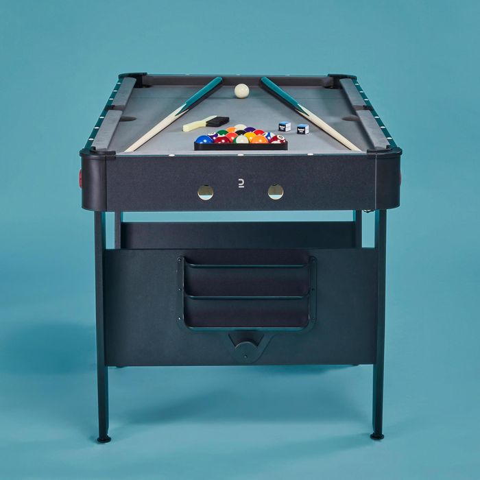 Mesa de Bilhar Americano Dobrável BT 500 Pano Cinzento