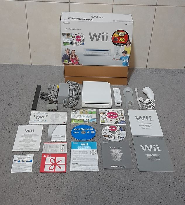Consola Nintendo Wii Family Edition (EXCELENTE ESTADO NA CAIXA)