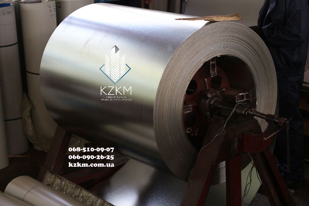 Оцинкованный Лист Бляха Оцинкована Жесть Оцинковка в листах рулон Цинк