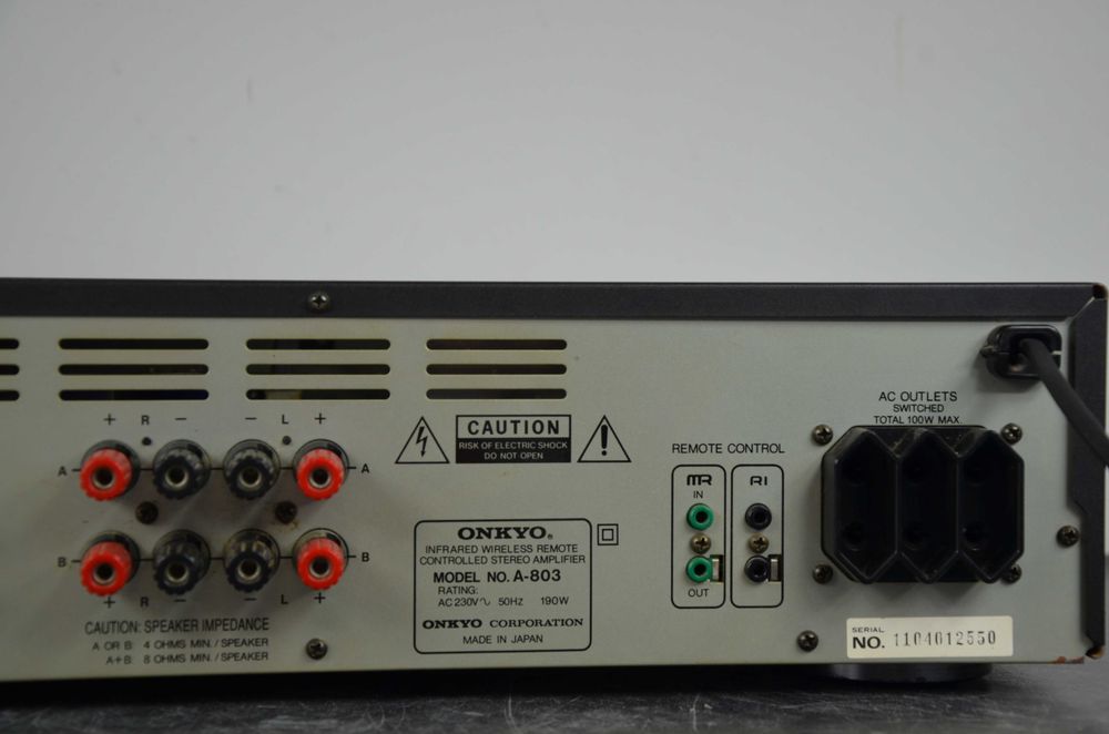 WZMACNIACZ STEREO ONKYO A-803 Pilot okazja Japan