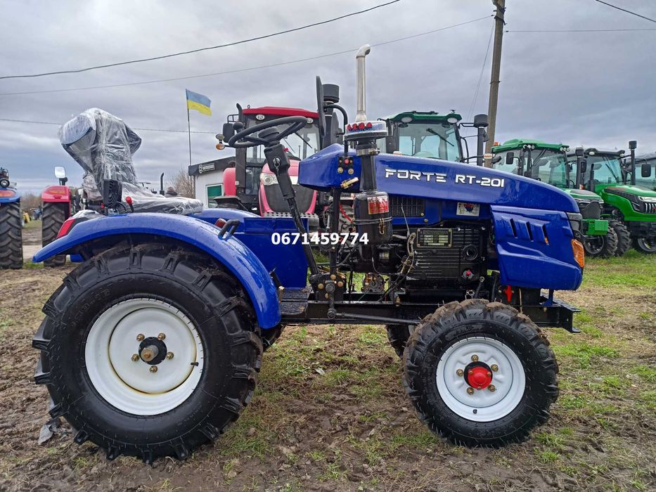 Міні Трактор Forte RT-201 +фреза +плуг Безкоштовна доставка додому Кредитуємо