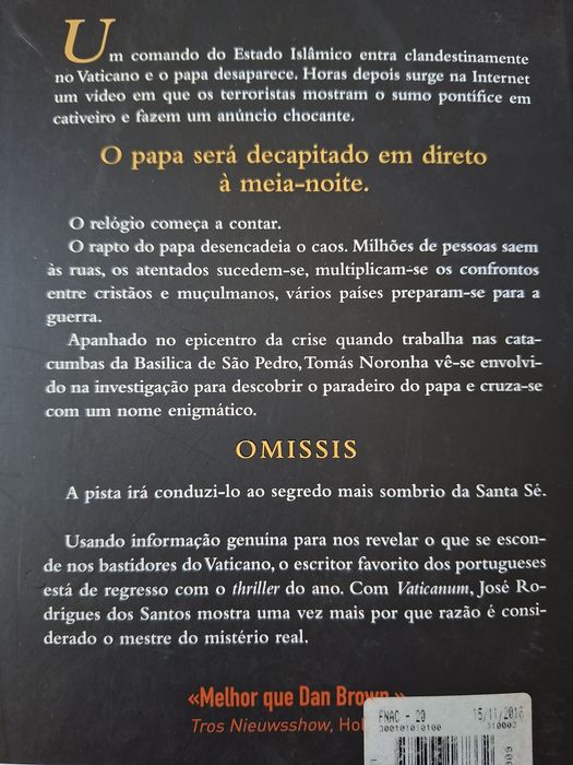 VATICANUM " José Rodrigues dos Santos "