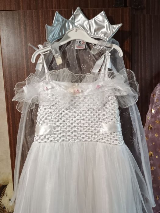 Карнавальний костюм ангела, сніжинки