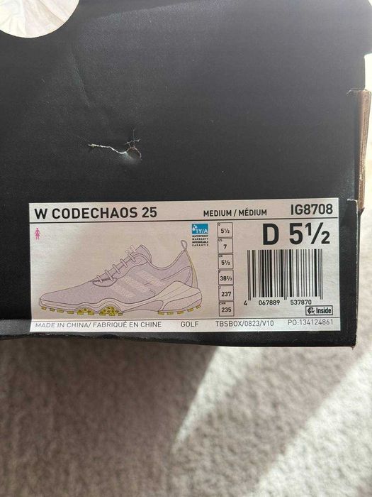 adidas W Codechaos 25 Golf EU 38 2/3 / US 7 — NOVAS com caixa