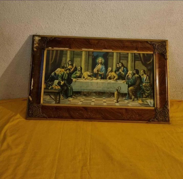 Quadro Antigo Seia de Cristo para restauro