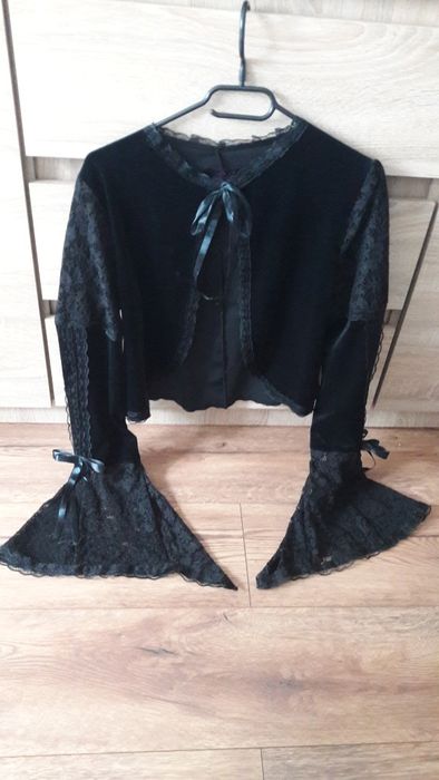 Wdzianko welurowe goth lolita alternative