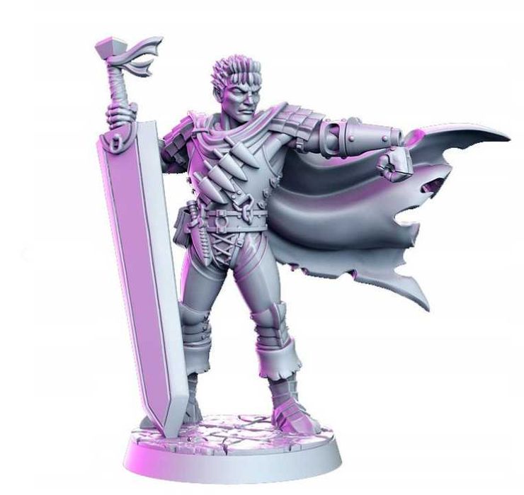 RNE Garth RPG DND FIGURKI z żywicy wydruk 12k