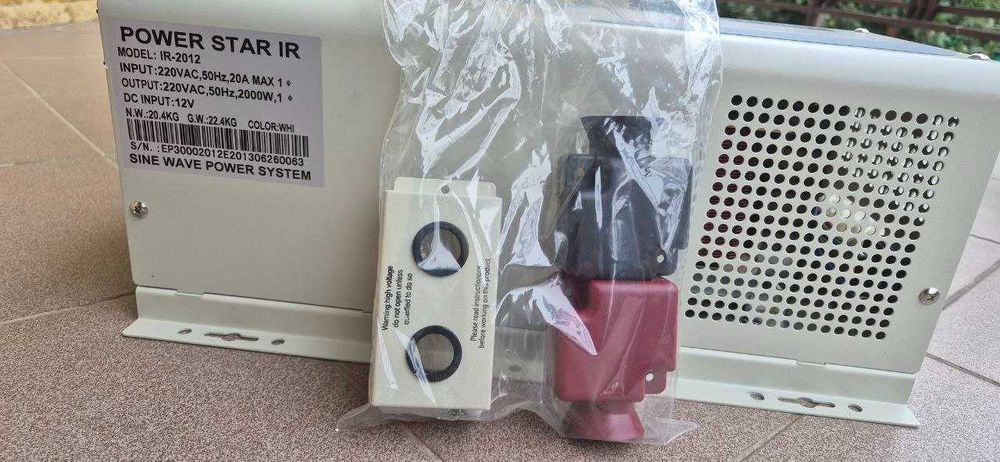 Інвертор новий 2кВт 12В VIR-ELECTRIC Power Star IR 2000 (Чистий синус)