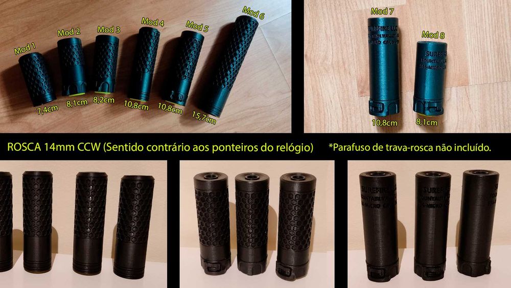 Kit's 3D Airsoft (Vários Modelos)