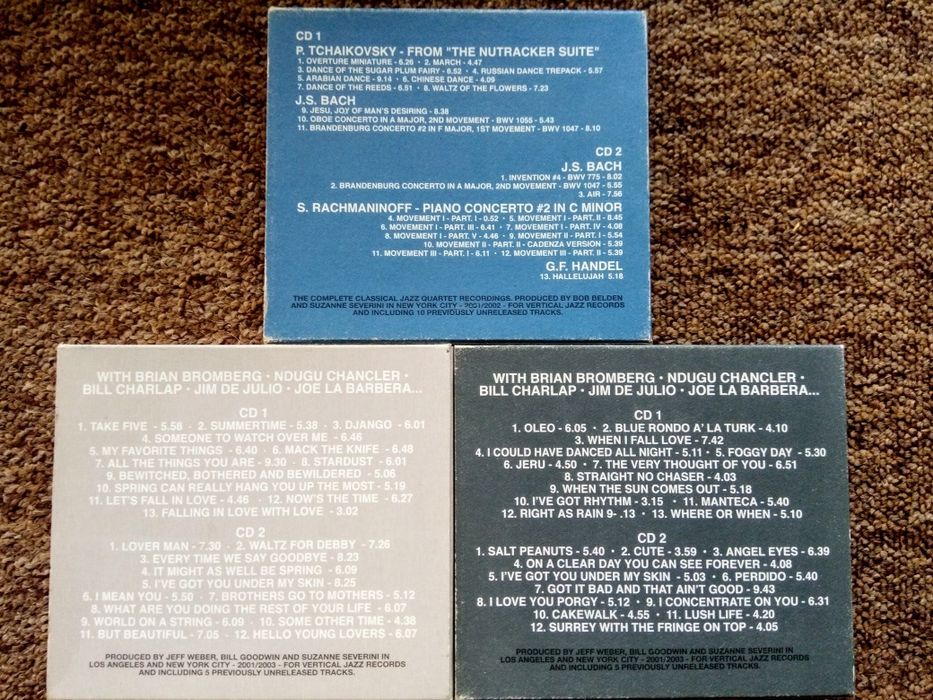 3*2cd classical., standards, smooth jazz