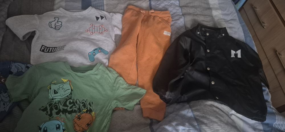 Paka ubrań dla chłopczyka 104/116 cm