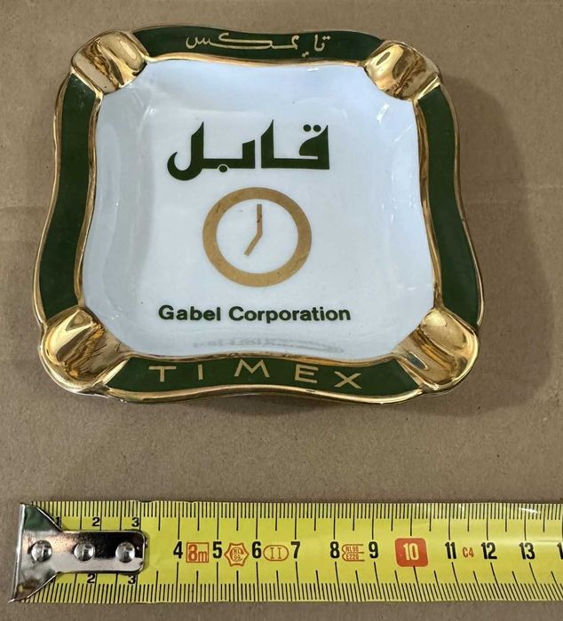 Cinzeiro Timex fabricado pela Limoges France