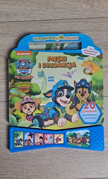 Psi Patrol książka z dźwiękiem