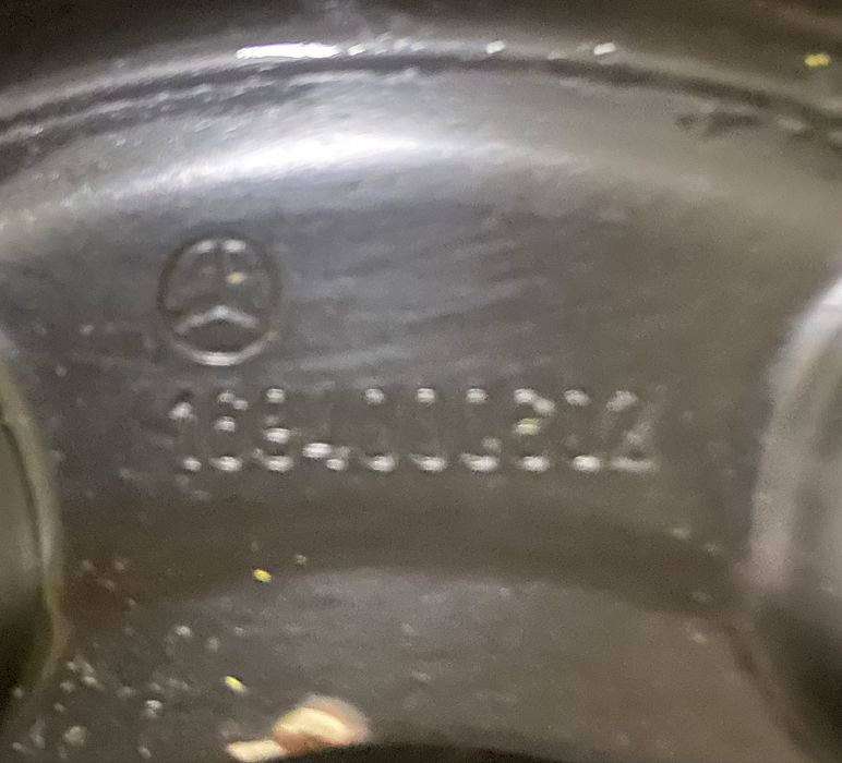 Roda  fina suplente  para mercedes