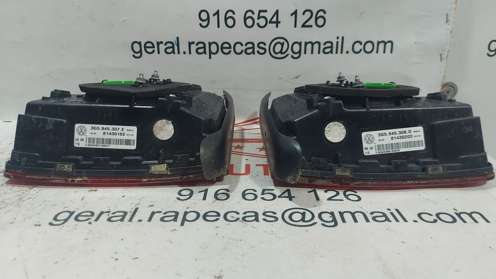 Farolim da Mala Esquerdo VW Passat B8 3G5945307E 3G5945308D Original