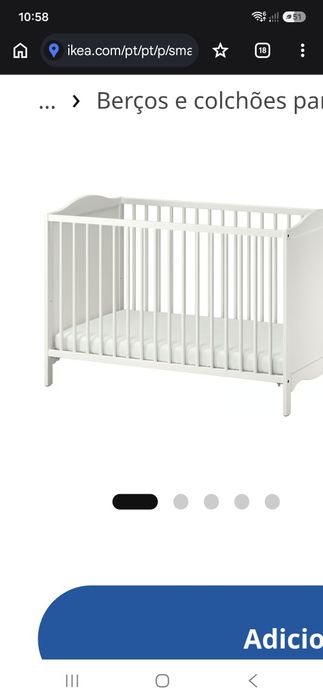 Berço com colchao