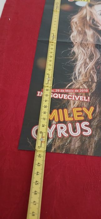 Poster Miley Cyrus  - Lisboa 2010, novo