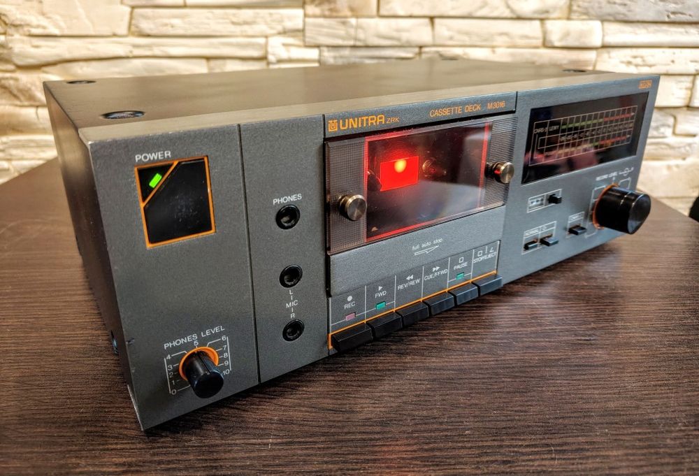magnetofon Unitra M3016 deck vintage ładny stan
