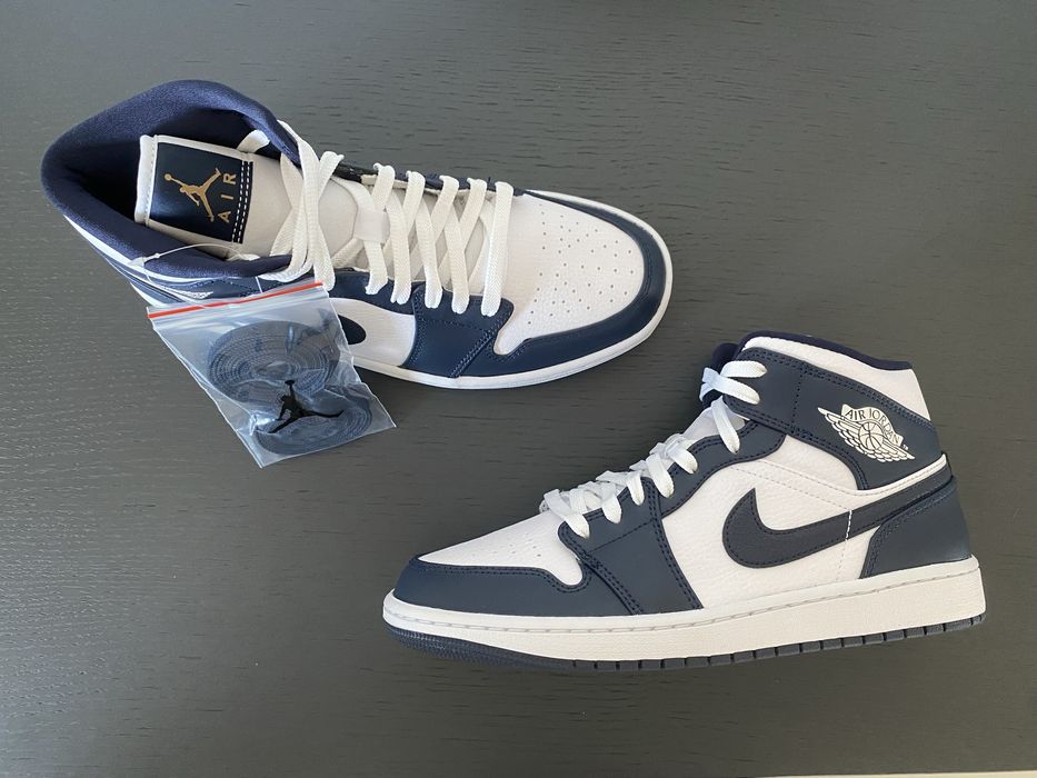Air jordan 1 Mid Obsidian NOVOS