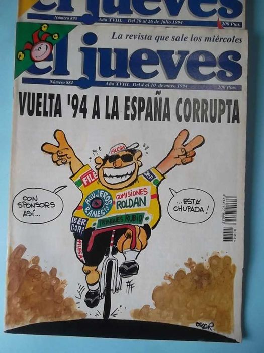 EL JUEVES , o melhor da BD humorística espanhola , 5 exemplares