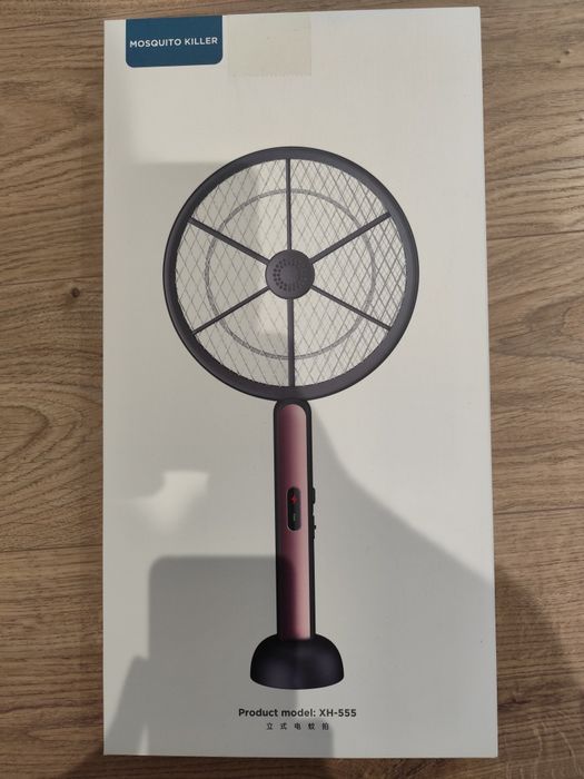 Lampa klepka łapka elektryczna owady komary LED UV akumulator 1200 mA