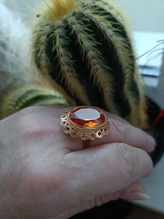 Złoty pierścionek pr. 585