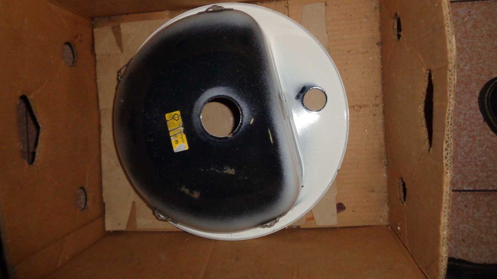 Zlew okrągły ,umywalka emaliowana okrągła