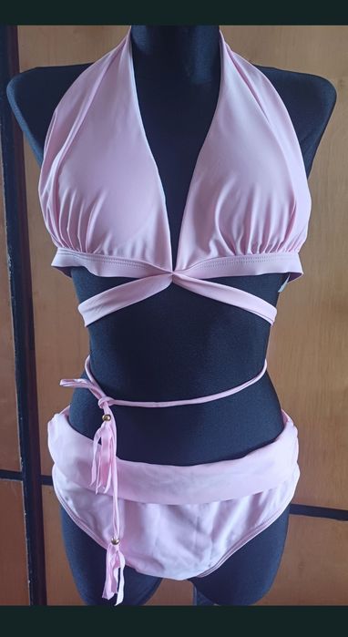 Bikini dwuczęściowe róż - nowe!!
