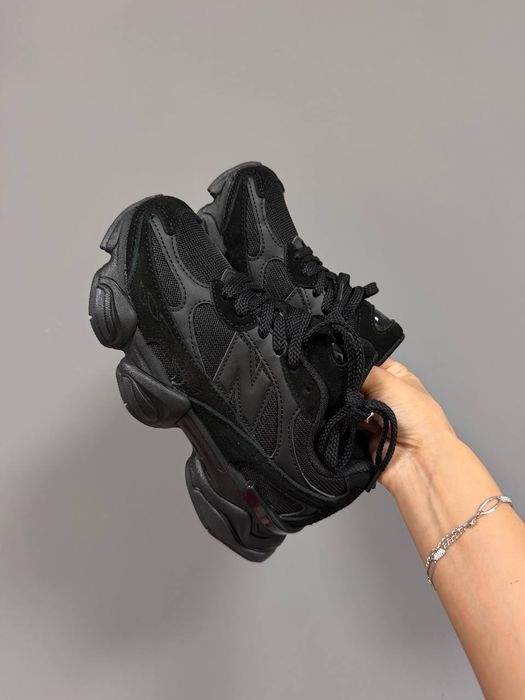 Кросівки New Balance 9060R Black premium | Кроссовки жіночі чоловічі