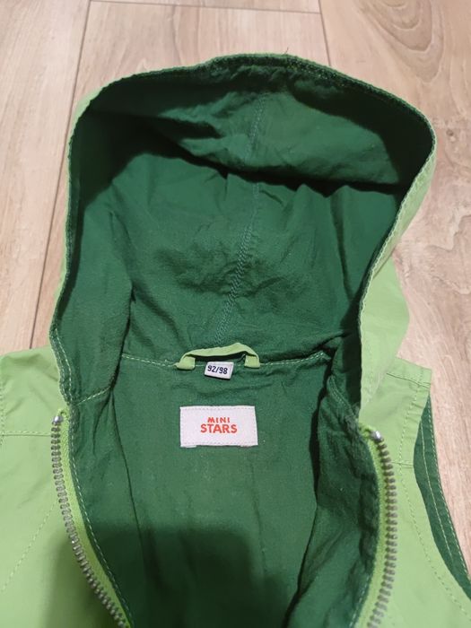 Sukienka tunika bezrękawnik 92/98 zielona boho