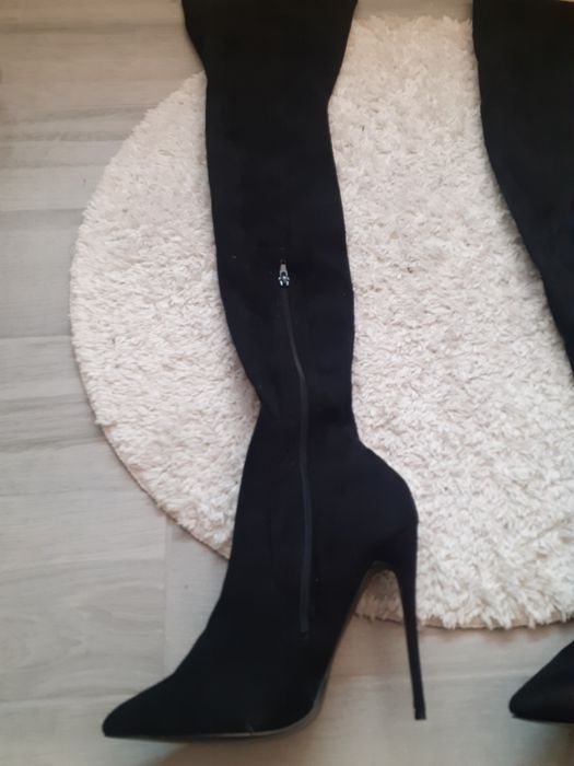 Ботфорти PLT замш весна/осінь