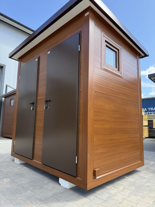 Kontener pawilon sanitarny WC toaleta kemping łazienka