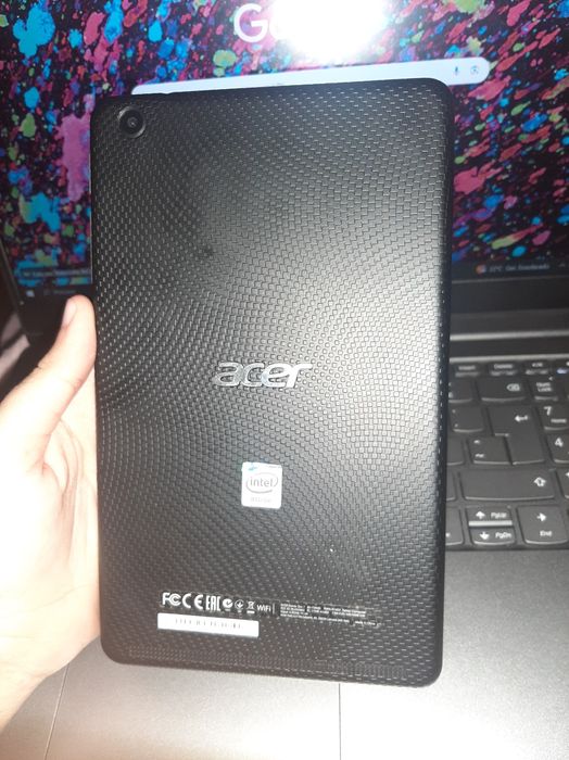 tablet acer preto