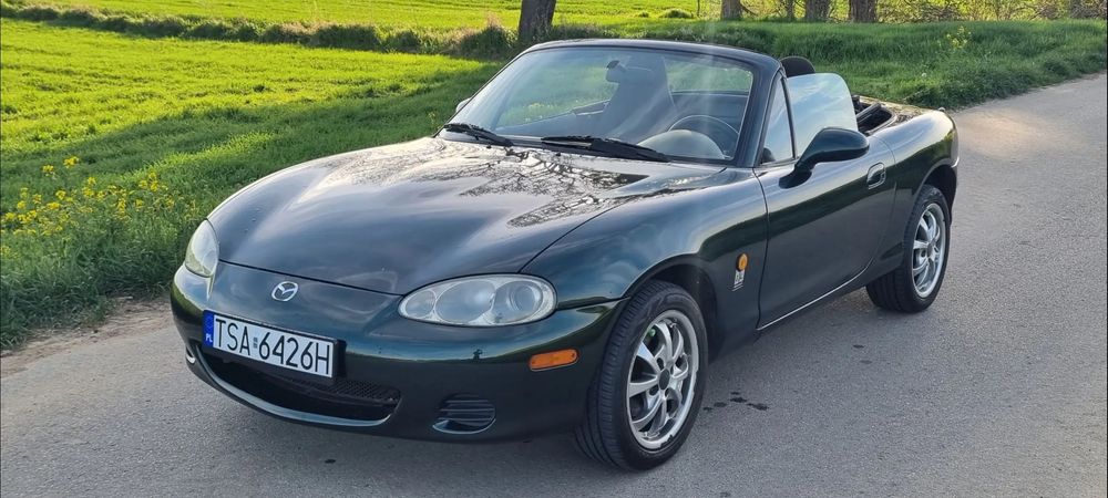 Mazda MX-5 1.6 110KM Oryginalny stan British Racing Green