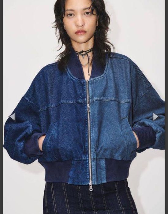 джинсовий бомбер Zara L