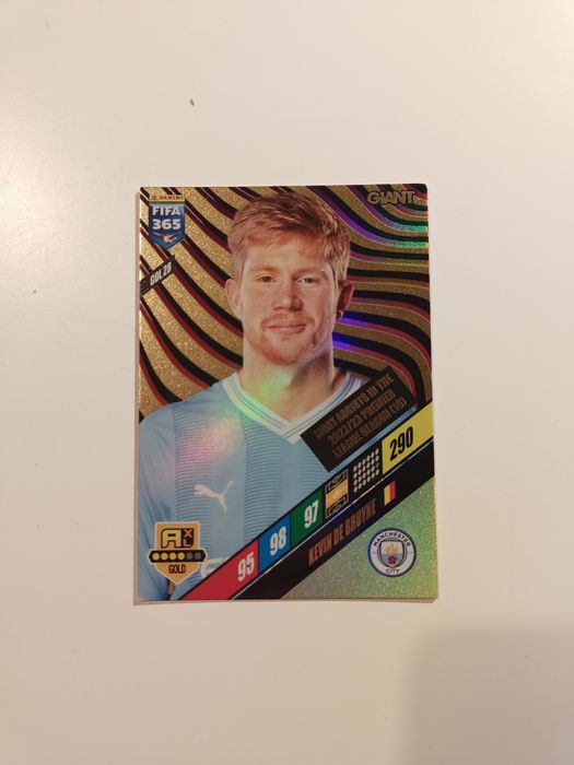 Karty Fifa - komplet Kevin de Bruyne - giant 3szt.