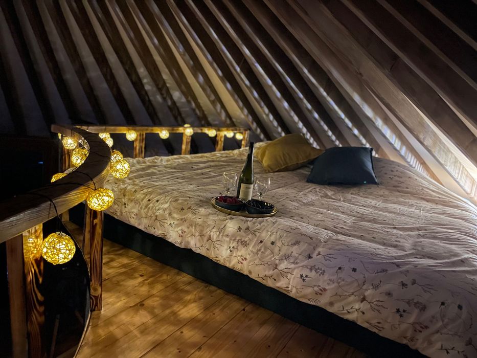 Domek Jurta GLAMping StOdOlNiA ! Jacuzzi Sauna! OUTDOOR Spa! Narty