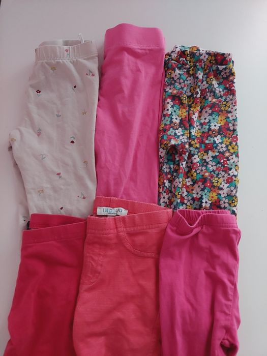 Legginsy 6 sztuk dla dziewczynki różne marki h&m Primark mini club Sin