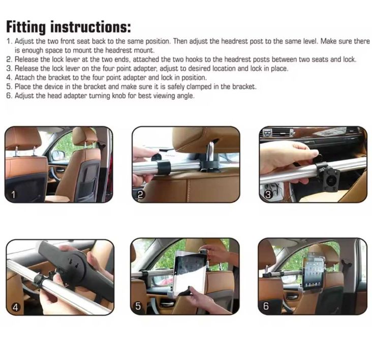 Suporte tablet ou iPad para carro