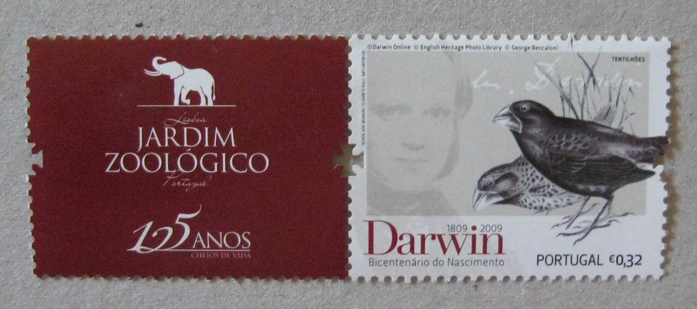 Selo Corporate nº 3803A Bicentenário do Nascimento de Charles Darwin