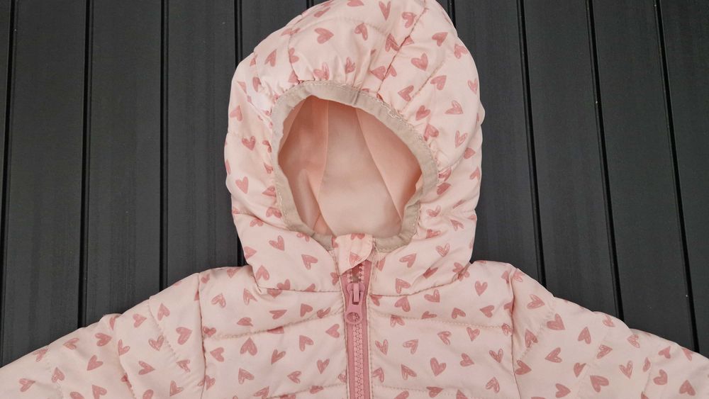 Kispo com capuz de Menina Tamanho 3/6 Meses