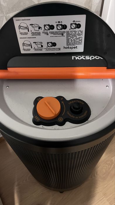 Aquecedor a gás HOTSPOT galp preto 4000W