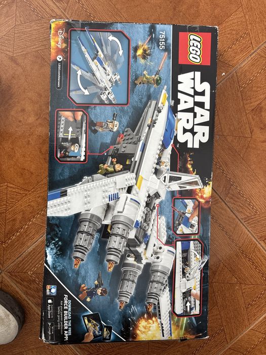LEGO Star Wars 75155 – Rebel U-Wing Fighter (2016) | Raro | 100% Completo